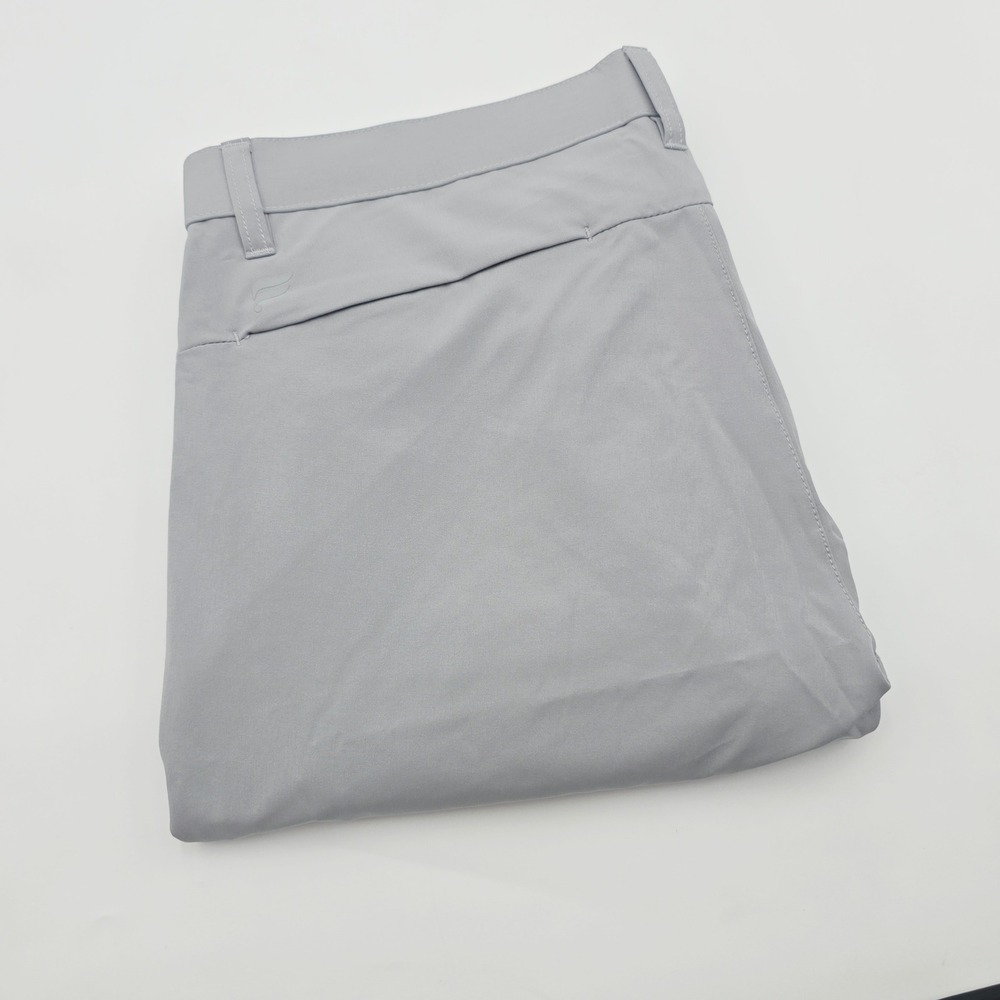 Fabletics Mens Only-Pant Light Grey Performance Tapered Golf Chino Pants 32x30